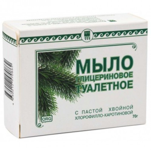 Купить Мыло туалетное глицериновое Фитолон с пастой хвойной хлорофилло-каротиновой  г. Барнаул  